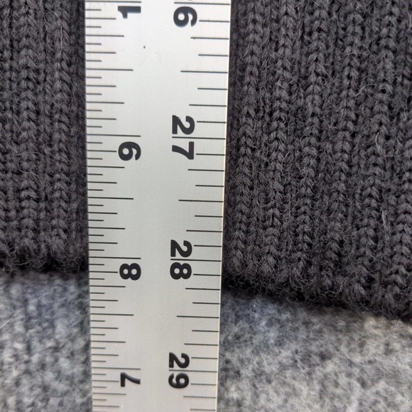 Citadel Mens Ribbed Sweater Black 44 V-Neck Patch Wool Vintage Great Britain - Picture 11 of 12